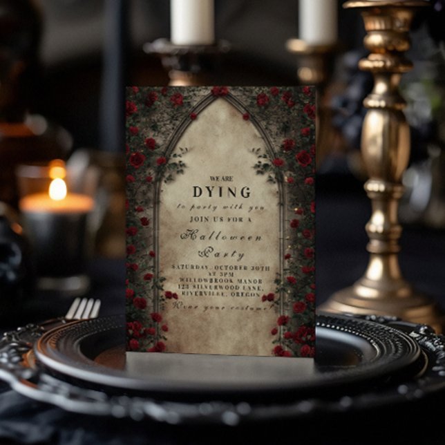 Convite Arch Gothic Soirée, Arch da Catedral de Crimson Ro (Criador carregado)