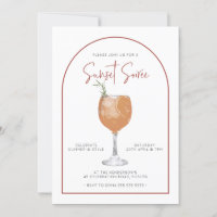 Arch Minimalista Cocktail Sunset Summer Soiree