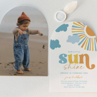 Convite Arch Sun Birthday Invitation