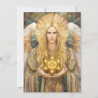 Convite Archangel Metatron’s Ascension Prayer Card