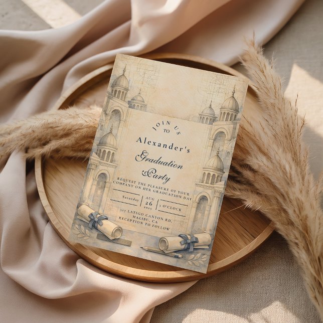 Convite Architecture Drafting Tools Graduation (Criador carregado)