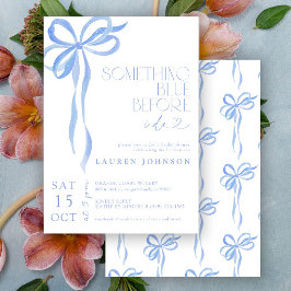 Convite Arco Algo Azul Antes Que Eu Faça Chá de panela