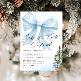 Convite Arco Azul, é frio fora do Chá de fraldas