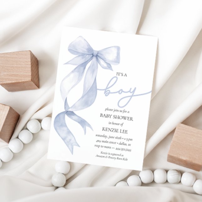 Convite Arco Azul É um Chá de fraldas (Criador carregado)