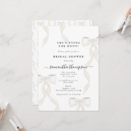 Convite Arco Branco Ela é a festa do Chá de panela do Casa