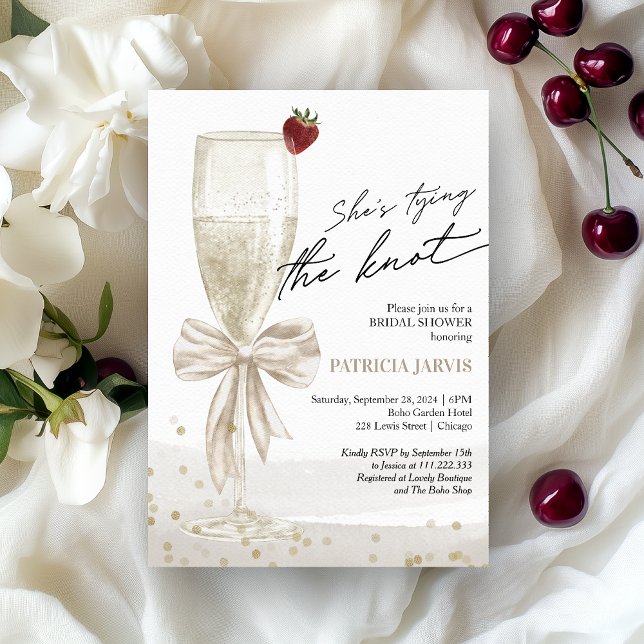 Convite Arco Branco Ela é Chá de panela de Casando (Criador carregado)