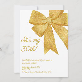 Convite Arco brilhante "É o meu 30!" Adulto Engraçado Aniv