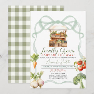 Convite Arco com crescimento local, novo Chá de fraldas de