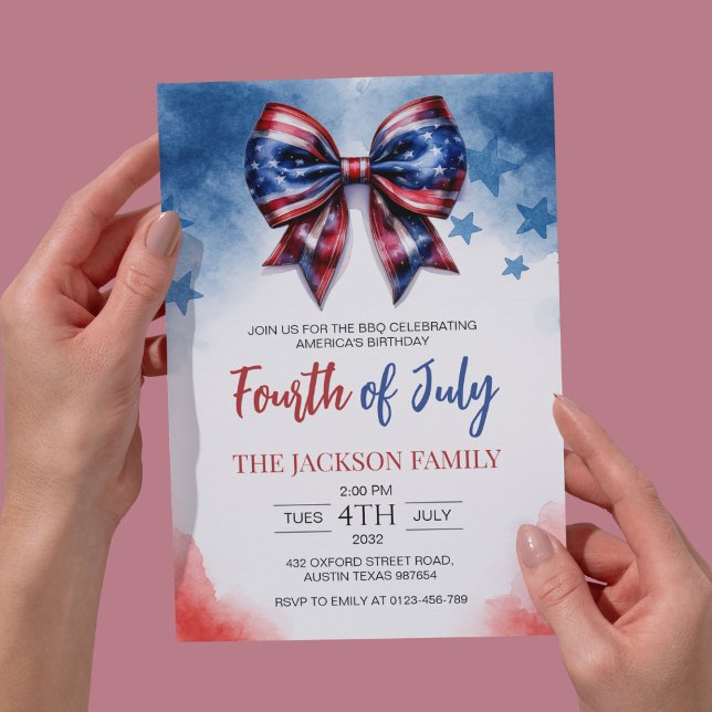 Convite Arco Considerado 4 de julho Partido Patriótico (Criador carregado)