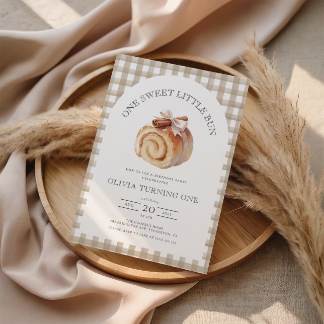Convite Arco Coquette Little Bun primeiro aniversario (Criador carregado)