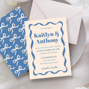 Convite Arco Coquette Retro Wedding