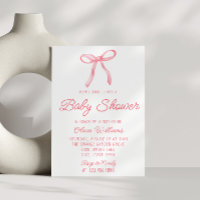 Arco De Água Cor Rosa, Chá De Bebê Escrito À Mão