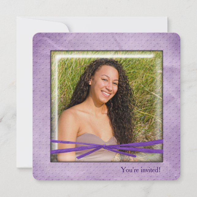 Convite Arco de aniversário no fotograma (Frente)