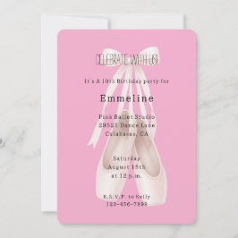 Convite Arco de Calçados Rosa Girassol Aniversário