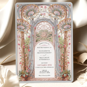 Convite Arco de Casamento Art Nouveau