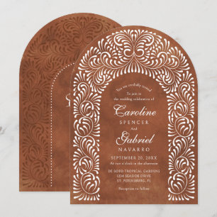 Convite Arco de Casamento de Terracota Talavera Fiesta