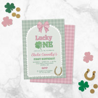 Arco de Clover Ferradura com Laço Rosa Aniversário