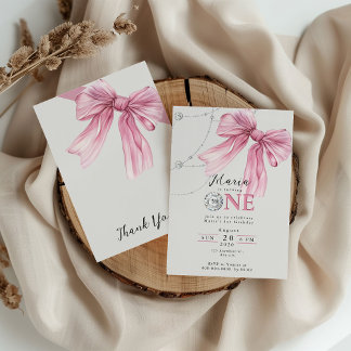 Convite Arco de coquete rosa-faísca 1rua