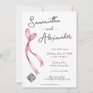 Convite Arco de coquete Whimsical Glam Monograma Casamento