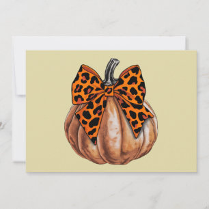 Convite Arco de Coquetes de Halloween Pumpkin Fall