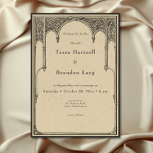 Arco de Linha Medieval Gótico Antigo Fronteira Cas