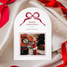 Arco de Natal Foto Elegante Chic Arco Vermelho Vin