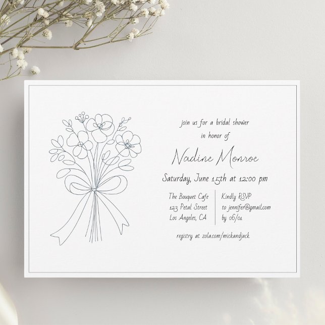 Convite Arco e ventilador desenhados à mão Whimsical (Criador carregado)