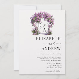 Convite Arco Floral | Casamento de árvores