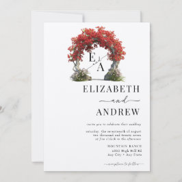 Convite Arco Floral | Casamento de árvores