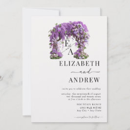 Convite Arco Floral | Casamento de árvores