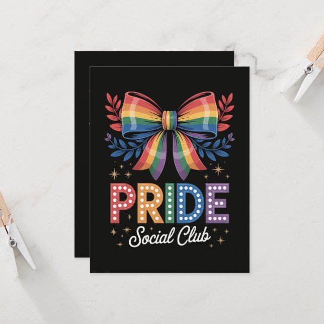 Convite Arco-íris LGBTQ (Frente/Verso In Situ)