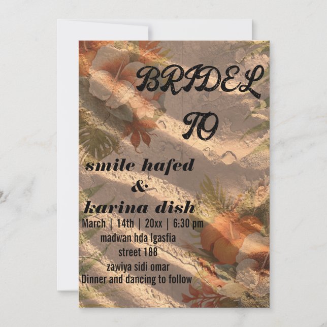 Convite Arco-Íris moderno de 2000 só ama Casamento Invita  (Frente)