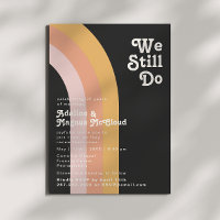 Arco-Íris Retroativo Moderno Escuro Ainda Fazemos 