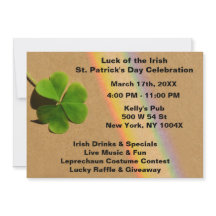 Arco-íris & Trevo Verde Bebendo Irlandês  