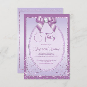 Convite Arco Lilac Jewel e Confetti Aniversário