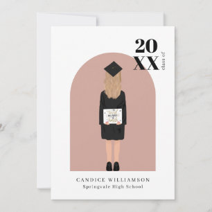 Convite Arco Moderno O Tassel Valia Festa de formatura