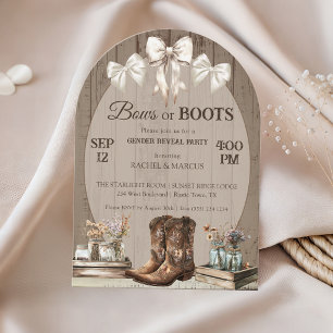 Convite Arco ou Boots Russo Boho Sexo