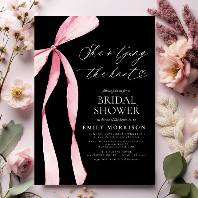 Convite Arco Preto, ela é Chá de panela de Casando (Criador carregado)