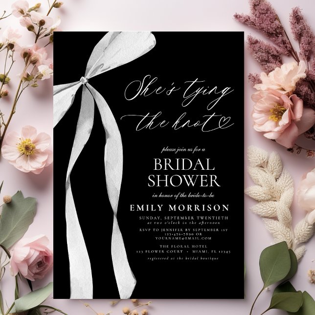 Convite Arco Preto, ela é Chá de panela de Casando (Criador carregado)