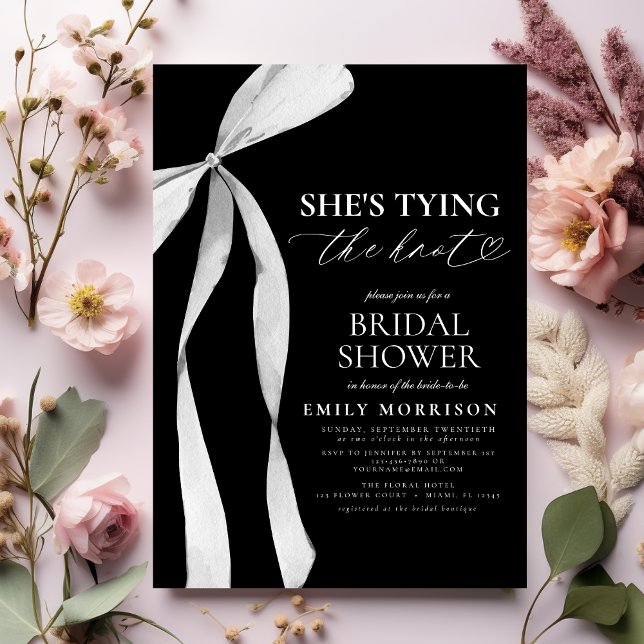 Convite Arco Preto, ela é Chá de panela de Casando (Criador carregado)