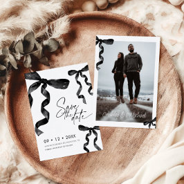 Convite Arco Preto Fotográfico Salvar a Data