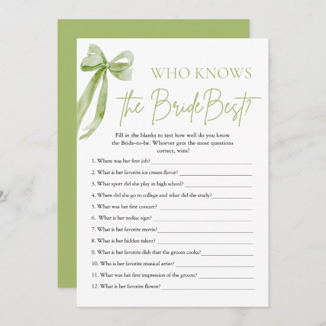 Convite Arco Que Conhece O Melhor Jogo Do Chá de panela (Frente/Verso)