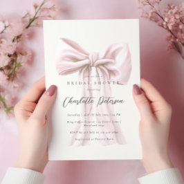 Convite Arco rosa Chá de panela moderno