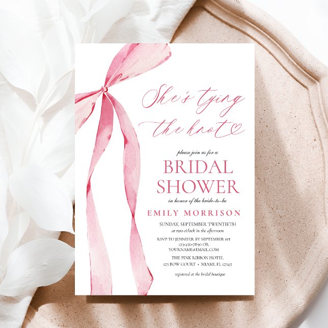 Convite Arco rosa Ela é Chá de panela Casando (Criador carregado)