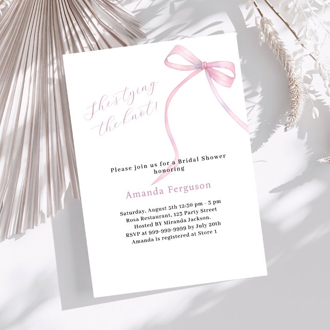 Convite Arco rosa Ela é Chá de panela casando (Criador carregado)