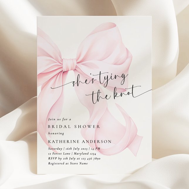 Convite Arco rosa Ela é Chá de panela Casando (Criador carregado)