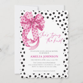 Convite Arco rosa Ela é Chá de panela Casando