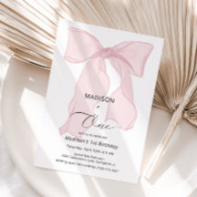 Arco Rosa Elegante Primeiro Aniversário