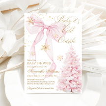 Arco Rosa Frio Fora do Chá de Bebê