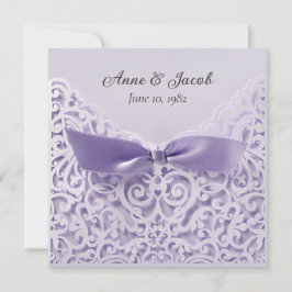 Convite Arco Roxo Na Renovação De Vow De Casamento De Loca